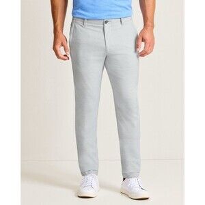 Tommy Bahama On Par Island Zone Flat-Front Performance Pants Gray Men 36x34 (B3)